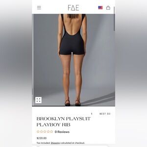 Backless playboy jumpsuit